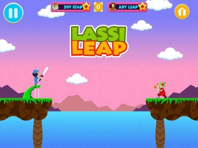 Crossy Lassi Leap Game Screenshot